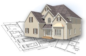 Re-Design old web house on blueprint image